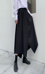 Men039s Pants Men Irregular Design Loose Skirts Male Streetwear Hip Hop Gothic Punk Japan Kimono Pant Trousers Stage Clothing6150488