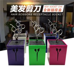 Hair Salon Hairdressing Scissors Box Professional Hairdresser Hairpin Comb Organizer Case Barbershop Styling Tools Accessories 240522