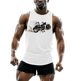 Men's Tank Tops Sport Vest Exercise Four Seasons Running Basketball Motorcycle Top Ice Cool Wicks Sweat