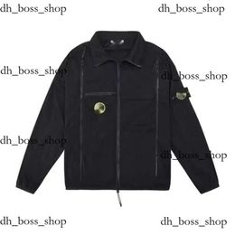 stone jacket Outerwear Designer Badges Zipper Shirt Jacket Style Spring Autumn Mens Top Oxford Breathable Portable High Street stone hoodie Clothing Jacke 942