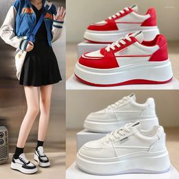 Casual Shoes Women's Thick Soled Small White 2024 Spring And Summer Versatile Korean Version Student Daily Elevated Sneakers