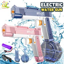 Sand Play Water Fun Boy Electric Automatic Combat Light Gun Summer Outdoor Beach Fantasy Fire Fight Shooting Game Toy for ldren H240522