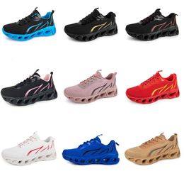 2024 running shoes men women GAI black navy blue Brown red light yellow mens trainers Walking shoes sports outdoor Eight