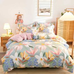 Bedding sets Luxury floral style cotton bedding 1-piece down duvet cover 2-piece set (without sheets) various sizes customizable H240521 H9RG