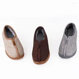 Casual Shoes Linen Winter Warm EU35-EU46 Zen Lay Meditation Shaolin Monk Sneakers Buddhist Buddha High Quality