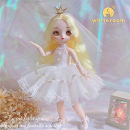 Dolls 1/6 Anime Doll Face 30CM Bjd Doll 23 Mobile Union Doll Fashion Dress DIY Toy Doll and Shoes Childrens Birthday Gift S2452201 S2452201 S2452201
