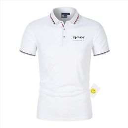 bosss 2 Men's Polos Classic T-Shirts Short Sleeved Summer Cotton Embroidery Luxury T Shirt New Designer Polo monkey shortwig fiftieth acknowledge science