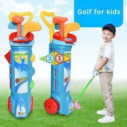 Children parent-child Practise golf ball set indoor and outdoor sports fitness ball toys outdoor exercise golf set for kids 240507