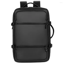 Backpack Large Capacity Business Travel Bag With USB Urban Man Rucksack Male 15.6 In Laptop Bags Youth Camping Student Schoolbag