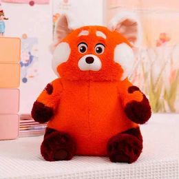 Plush Dolls 45cm New Turning Panda Plush Toys Red Raccoon Doll Toys Kawaii Cute Anime Bear Soft Stuffed Toys Birthday Gift for Kids H240521 56O3