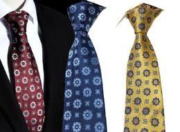 Mens 100 Silk Tie Cravat Floral Neckerchief Business Casual Necktie For Suit Shirt High density Waterproof 240522