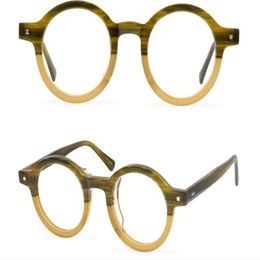 Men Optical Glasses Eyeglasses Frames Brand Retro Women Small Round Spectacle Frame Myopia Eyewear with Case top Qualitly9723853