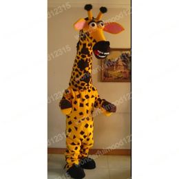 2024 Performance giraffe Mascot Costumes Cartoon Carnival Hallowen Performance Unisex Fancy Games Outfit Outdoor Advertising Outfit Suit