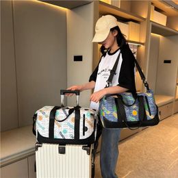 Duffel Bags Oxford Large Capacity Printed Women's Travel Bag Handbag Shoulder Crossbody Bolsas Para Mujeres Bolsos Mujer For Women