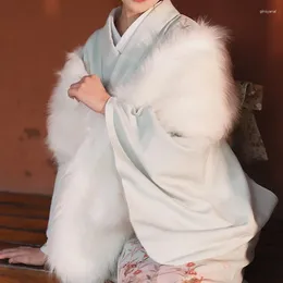 Ethnic Clothing Japanese Style Bathrobe Vintage Skirt Girl Kimono Pography Travel Grass
