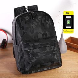Backpack Aosbos Vintage Soft Casual Camouflage Fashion For Men Women Backpacks Large Capacity School Bag Bagckpack
