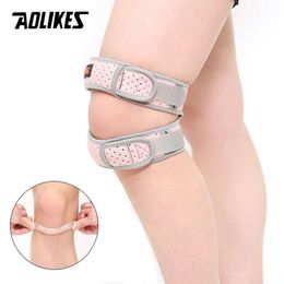 AOLIKES 1PCS Dual Straps, Brace Patella Stabilizer for Knee Pain Relief, Running, Tennis, Jumping, Arthritis L2405