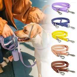 Dog Collars 1 Pcs Pet Leash Training Tools Walking Waterproof PVC Leashes Straps Harness Outdoor Dogs Cats Collar Q0T2