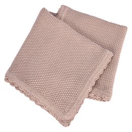 Knitted Blanket For Girls Boys Newborn Swaddle Wrap Cotton Soft Baby Receiving Blankets Infant Crib Quilt Sleeping Covers