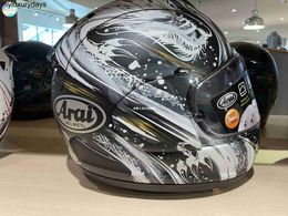 High quality arai motorcycle with DOT approved highest intensity protection Japan RX7X Dragon One motorcycle protective gear