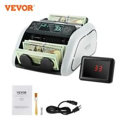 VEVOR 1000 PcsMin Money Counter Business Cash Register Bills Counterfeit Bill Detector by UVMGIRDD Function for Bank Store 240522