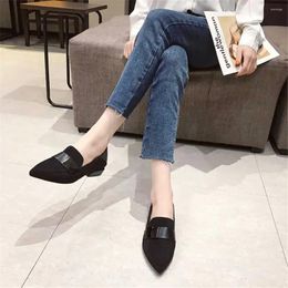 Casual Shoes 36-39 Medium Heel Sneakers Black Spring Vulcanize Women's Girl Trainers Sport Overseas Vintage Sneekers