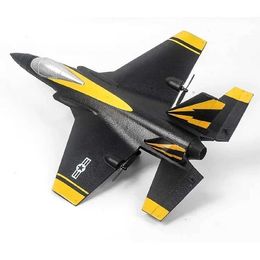 Aircraft Modle New F35 RC aircraft FX935 fixed wing four channel fighter model electric foam RC aircraft childrens model aircraft toy glider Y240522