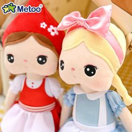 Dolls True Metoo Doll 41CM Alice Maid Angela Doll Filling Toy Cartoon Baby Companion Plush Toy Childrens Birthday Gift S2452202 S2452201