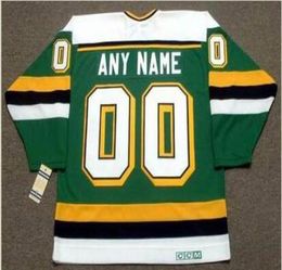 Custom Men Youth women Vintage MINNESOTA NORTH STARS 1980 CCM Customised Any Name Hockey Jersey Size S5XL or custom any name or9266881