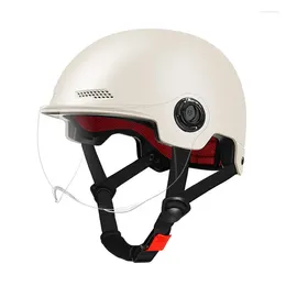 Motorcycle Helmets Ebike For Adults Impact-Resistant Electric Scooter Anti-Glare Detachable Goggles Skateboard Adult