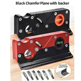1pcs Chamfer Hand Planer With Backer Woodworking Edge Corner Plane For Quick Edge Planing And Radian Corner Plane Trimming