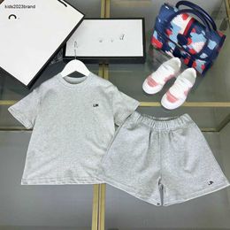 New kids tracksuits designer boys Short sleeved suit baby clothes Size 100-150 CM 2pcs Minimalist solid Colour T-shirt and shorts 24May