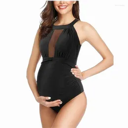 Women's Swimwear For Pregnant Women Swiming Wear One Piece Pregnancy Swimsuit Sexy Suspender Swim Suit Plus Size Maternity Bathing Suits