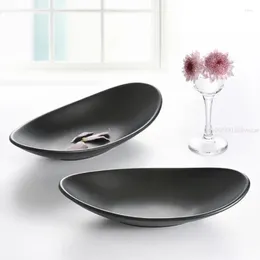 Plates Oval Black Ring Dish Jewellery Tray Key Organiser Decor Bowl Decorative Kitchen Items