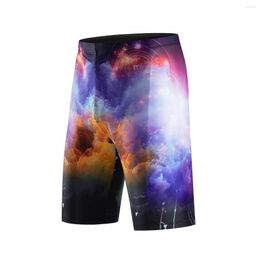 Gym Mens Sport Running Shorts Quick Dry Grid Workout Short Pants Wear Men Soccer Tennis Training Beach Swim