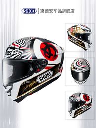 AA Designer Helmet SHOEI Full Helmets Motorcycle X15 Barcelona Marquis Red Ant Wealth Cat Mens and Womens Running