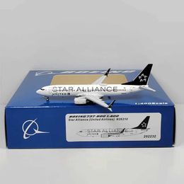 Aircraft Modle Diecast 1 400 Scale B737-800 N26210 STAR ALLIANCE Plane Model Airplane Airline Alloy Aircraft Plane Model For Collection Y240522