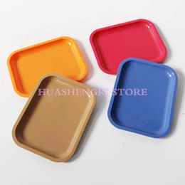 Smoking Colourful Degradable Plastic Portable Preroll Scroll Roll Rolling Easy Cigarette Cigar Tray Holder Dry Herb Tobacco Handpipes Grinder Machine Plate