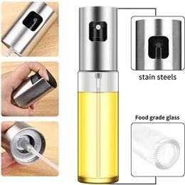 Olive Oil Sprayer Dispenser for Cooking BBQ and Air Fryer Premium Glass Oil Vinegar Soy Sauce Spray for Grilling Kitchen Water