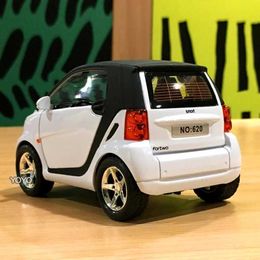 Diecast Model Cars 1 32 Smart Alloy Car Model Diecasts Metal Mini Vehicles Car Model High Simulation Sound and Light Collection Childrens Toy Gifts