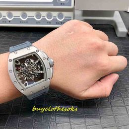 RM Wrist Watch Luxury Mens Mechanical Watch Business Leisure Rm61-01 Fully Automatic Fine Steel Case Tape Trend Swiss Movement Wristwatches