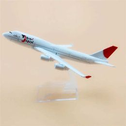 Aircraft Modle Diecast Aeroplane Model 1/400 Japan Airlines YokoSo B747-400 Static Display Adult Collections Classic Alloy Plan Toys for Boys S2452204