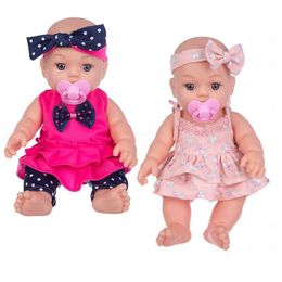 Dolls Simulated Rebirth Baby Doll Cute and Harmless Childrens Home Childrens Game Sleep Doll Girl Baby Doll Simulated Neonatal Toy S2452202 S2452203