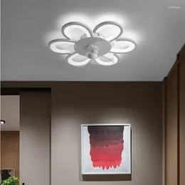 Fan Lamp 2024 Modern Simple Bedroom Lightings Creative Household Ultra-thin Silent Ceiling Fans Restaurant Lounge Chandelier