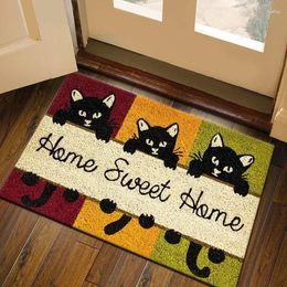 Carpets Personalised Doormat Shoes Paws Custom Family Welcome Mat Rug Floor Mats Carpet Home Decor Accessory Pets Owners Lovers Gift