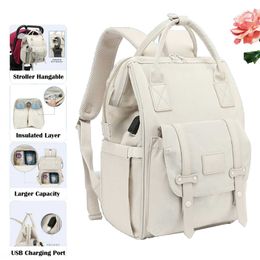 Diaper Bags Baby sleeping bag mummy bag backpack waterproof storage handbag outdoor travel mom maternity bag baby bottle insulation layer d240522