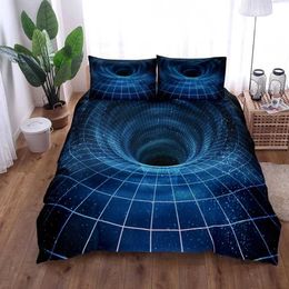 Bedding sets Magical Space Optical Art Set Single Twin Double Queen King Size Bed Linen and case for Adults Kid Quilt Cover H240521 D9CY