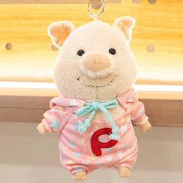 Plush Dolls 18-50cm Cartoon Cute Pig with Clothes Plush Toys Stuffed Piggy Doll Soft Baby Sleeping Pillow for Children Girls Birthday Gift H240521 9M4W