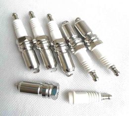 Spark Plug shape pill Case bottle Jewelley Safe Stash Holder Plastic metal container Useful Tool Jars7051363