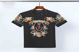 Mens Designe T Shirts In Summer Brand Trend Mens Womens Couple Letter Floral Printed Tops Tee Fashion Luxury Mens Tshirts 2779034